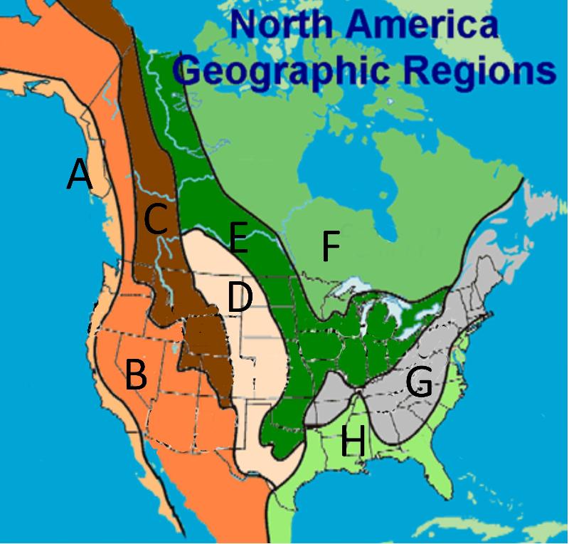 North America - Geographic Regions